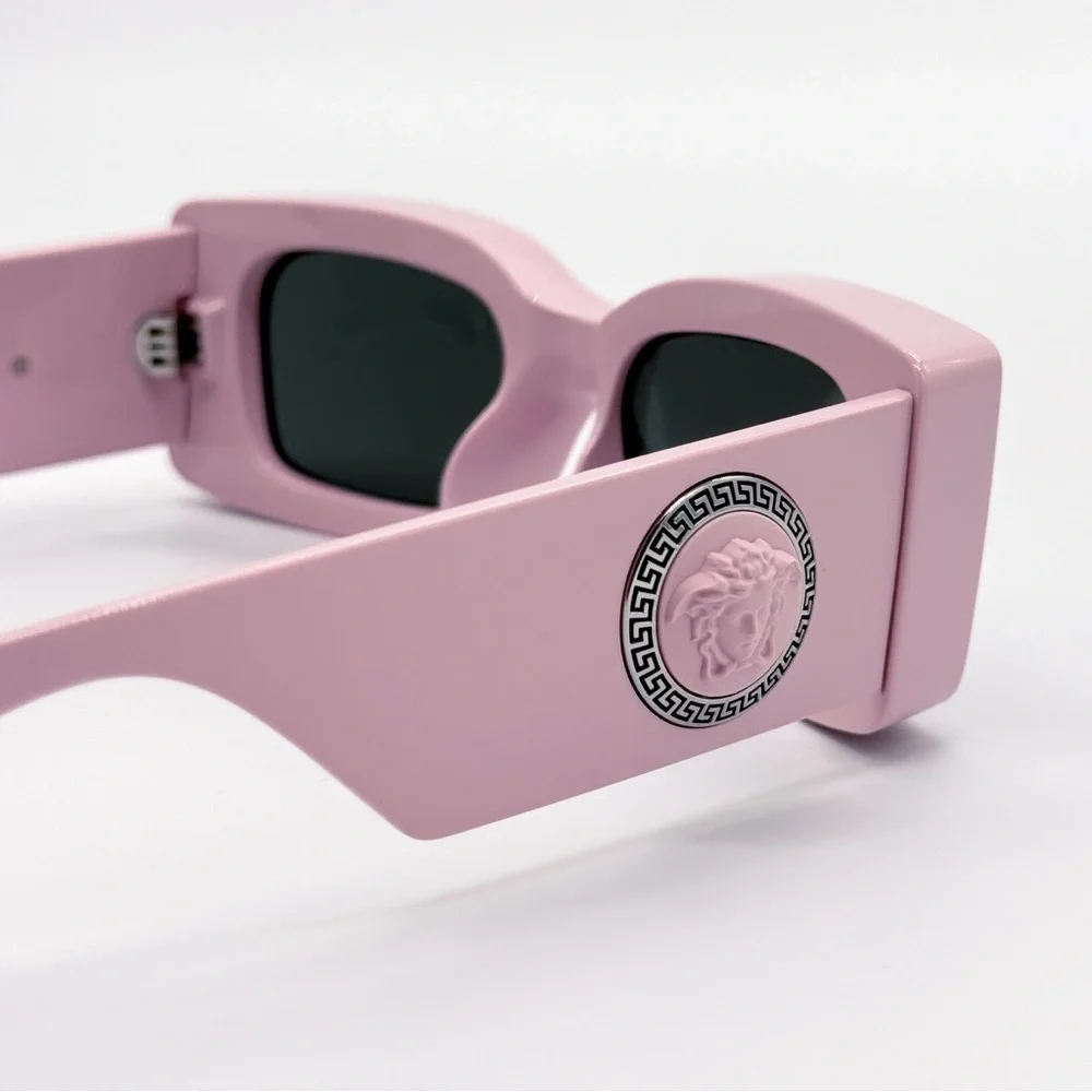 NEW VERSACE VE4474U 5485/87 SQUARE PINK GRAY WOMEN SUNGLASSES VERSACE MOD 4474-U - Picture 7 of 10
